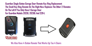 Guardian 1 Button Garage Door Remote For 21230,21230L2211-L